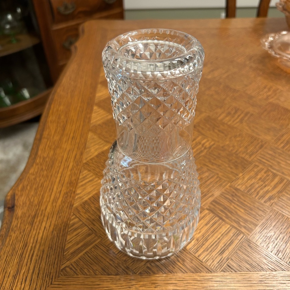 Waterford Crystal White Textured Vase